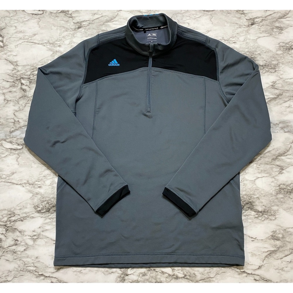Adidas Golf Climawarm Men's Sweater M Gray‎ Black Turn up the heat Long Sleeve